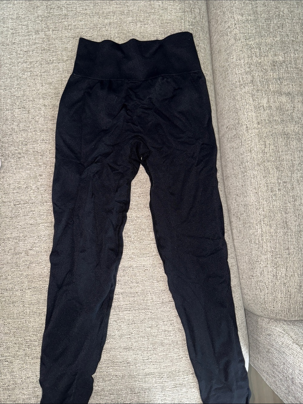 High-Waist Black Leggings